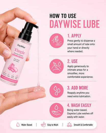 Tingle Bubblegum Flavoured Water Based Lubricant