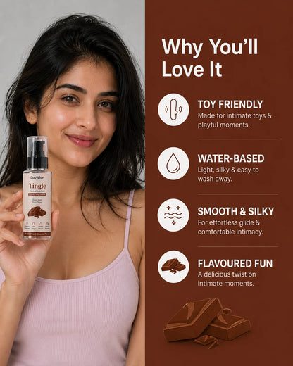 Tingle Chocolate Flavoured Water Based Lubricant