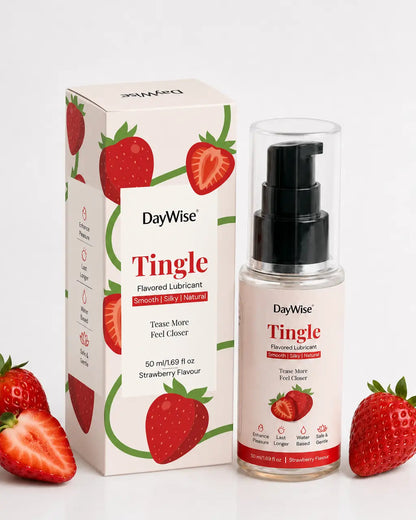 Tingle  Strawberry Flavoured Water Based Lubricant