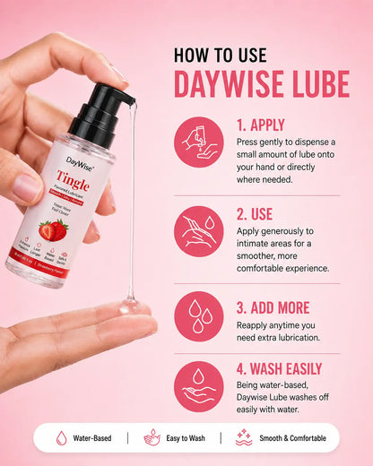 Tingle  Strawberry Flavoured Water Based Lubricant