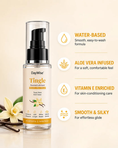 Tingle Vanilla Flavoured Water Based Lubricant