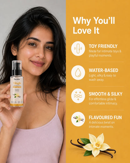 Tingle Vanilla Flavoured Water Based Lubricant